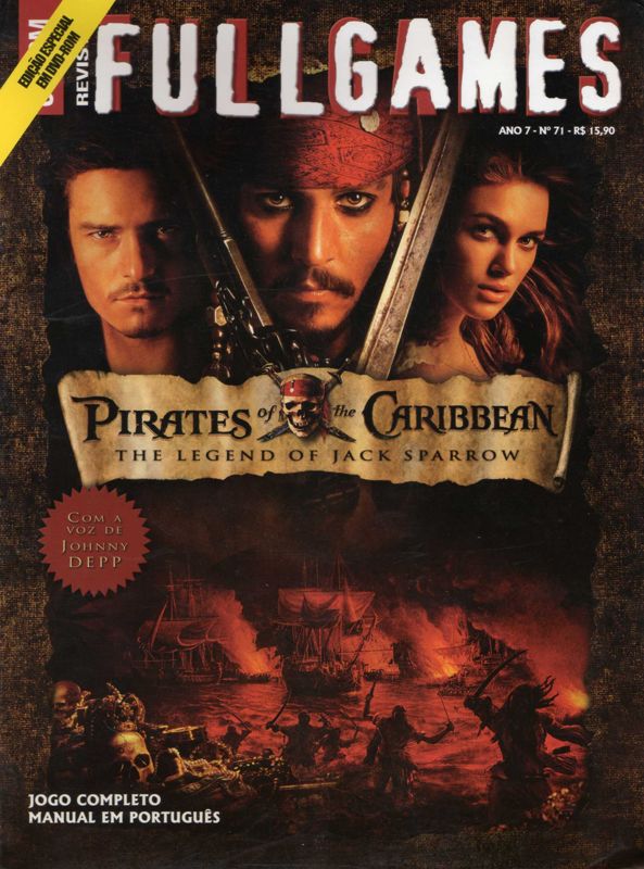 Front Cover for Pirates of the Caribbean: The Legend of Jack Sparrow (Windows) (Fullgames #71 covermount)