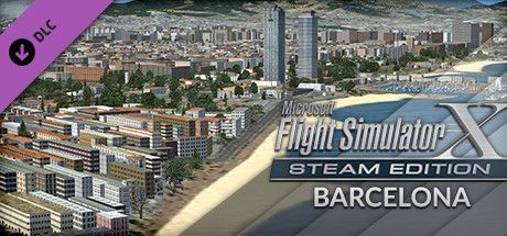 Front Cover for Microsoft Flight Simulator X: Steam Edition - Barcelona (Windows) (Steam release)