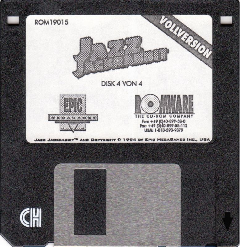 Media for Jazz Jackrabbit (DOS): Disk 4/4