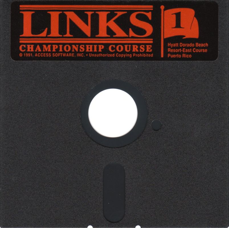 Media for Links: Championship Course - Hyatt Dorado Beach (DOS) (5.25" disk release)