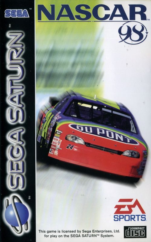 Front Cover for NASCAR 98 (SEGA Saturn)