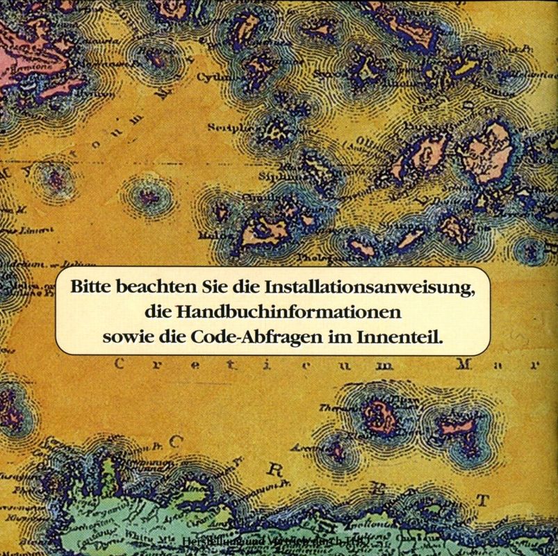 Inside Cover for Indiana Jones and the Fate of Atlantis (DOS) (CD-ROM version): Left