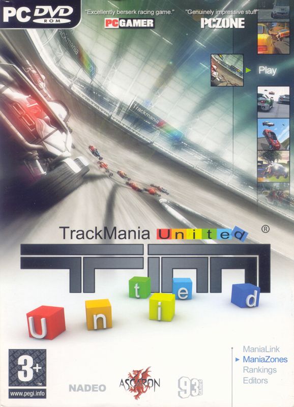 Front Cover for TrackMania United (Windows)