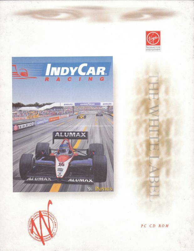 Front Cover for IndyCar Racing (DOS) (White Label Release)