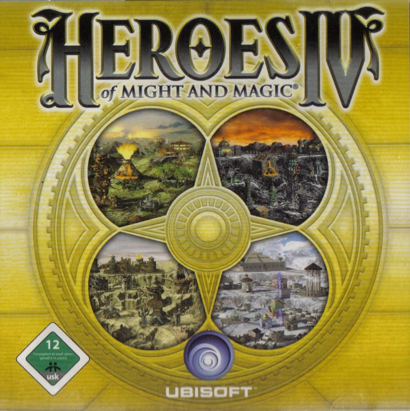 Front Cover for Heroes of Might and Magic IV (Windows) (Software Pyramide release)