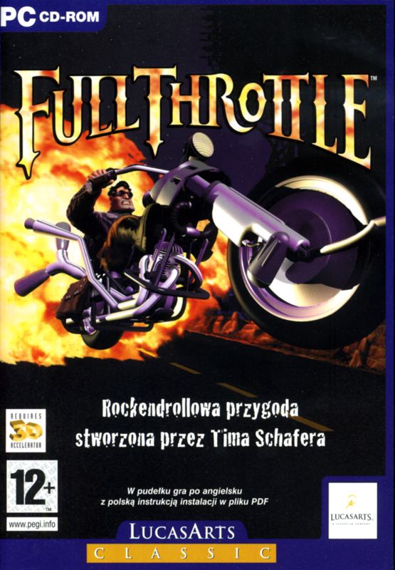 Front Cover for Full Throttle (Windows) (LucasArts Classic release)