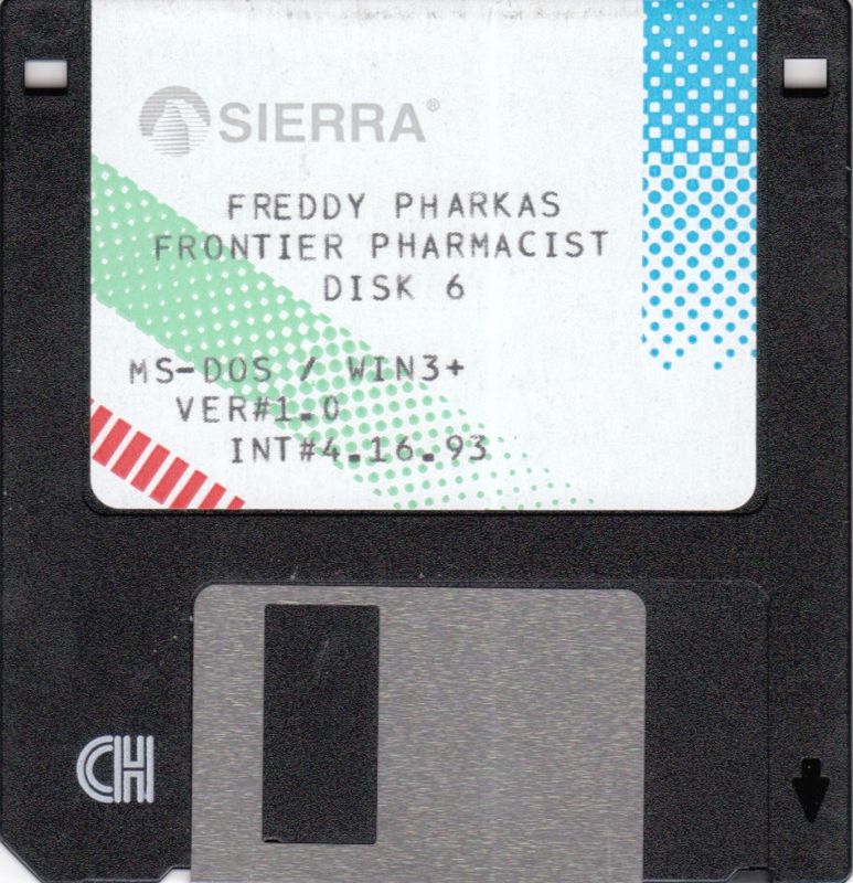 Media for Freddy Pharkas: Frontier Pharmacist (DOS and Windows 3.x) (3.5" disk release): German Game Disk 6/6