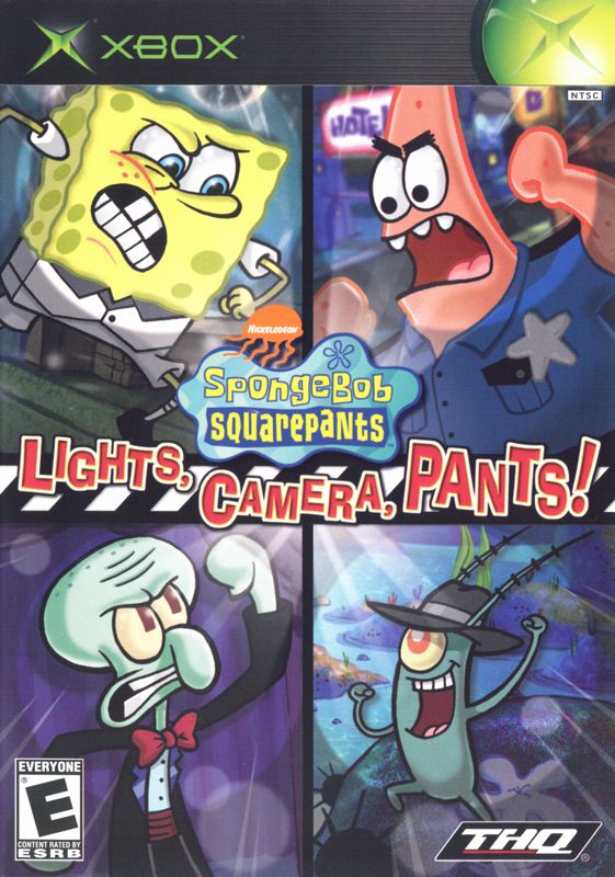 Front Cover for SpongeBob SquarePants: Lights, Camera, Pants! (Xbox)