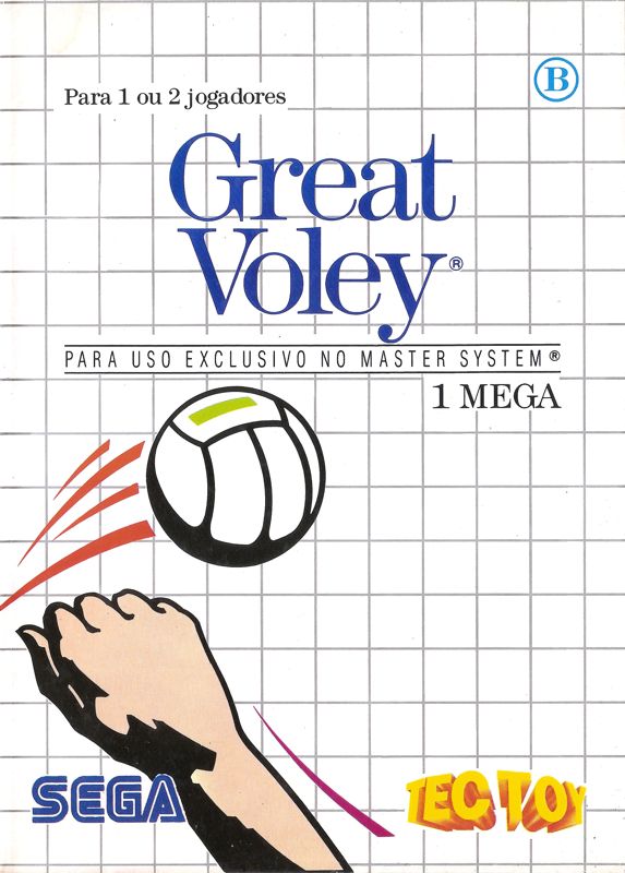 Front Cover for Great Volleyball (SEGA Master System)
