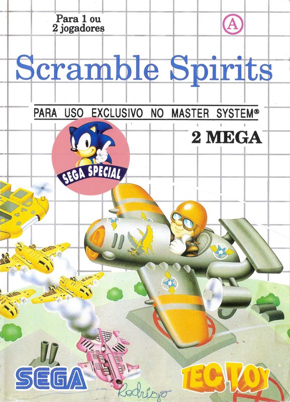 Front Cover for Scramble Spirits (SEGA Master System)