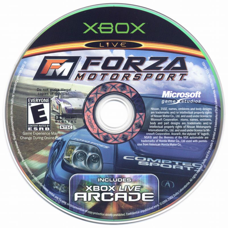 Media for Forza Motorsport (Xbox) (OEM version)