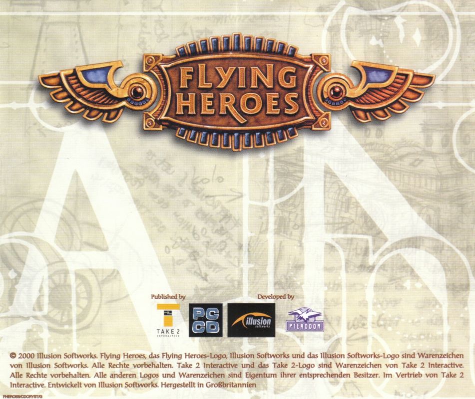Other for Flying Heroes (Windows): Jewel Case - Back
