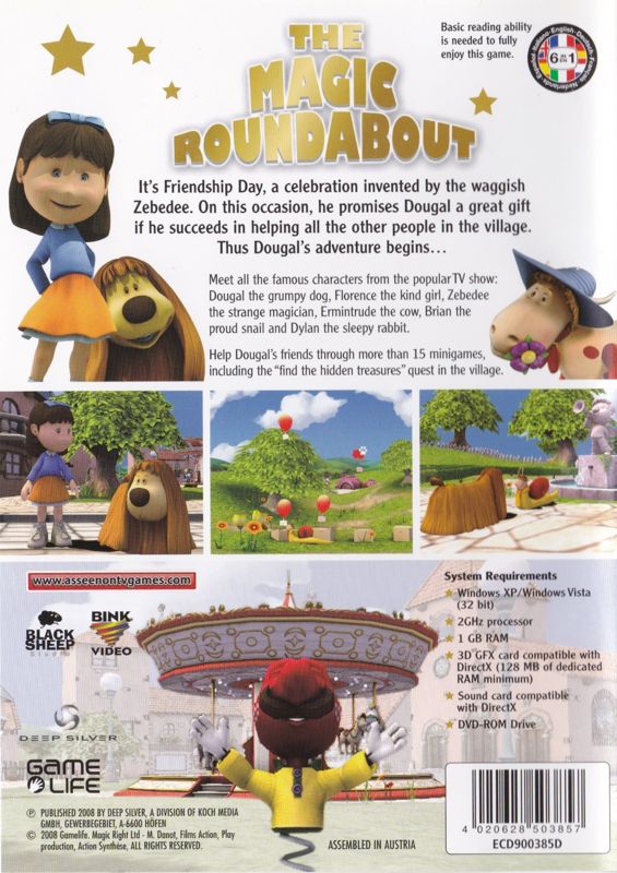Back Cover for The Magic Roundabout (Windows)