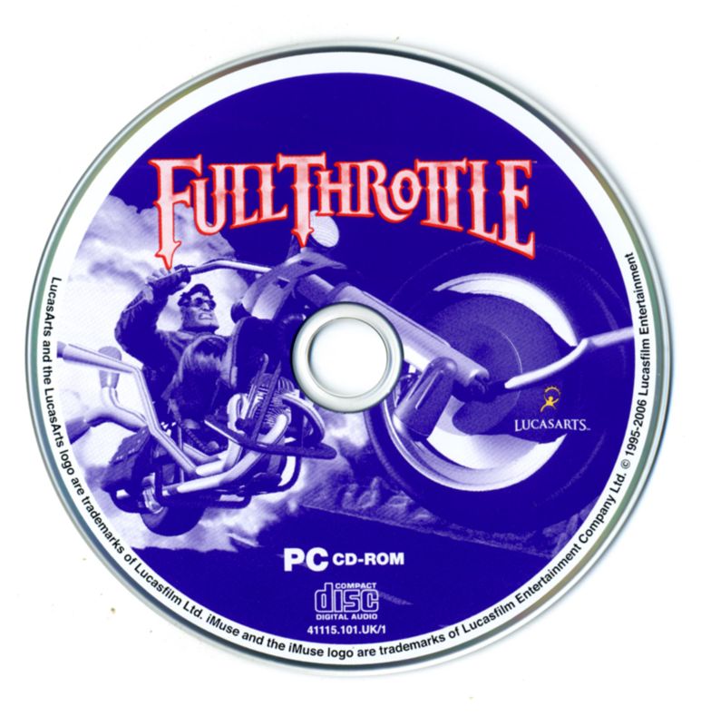 Media for Full Throttle (Windows) (LucasArts Classic release)