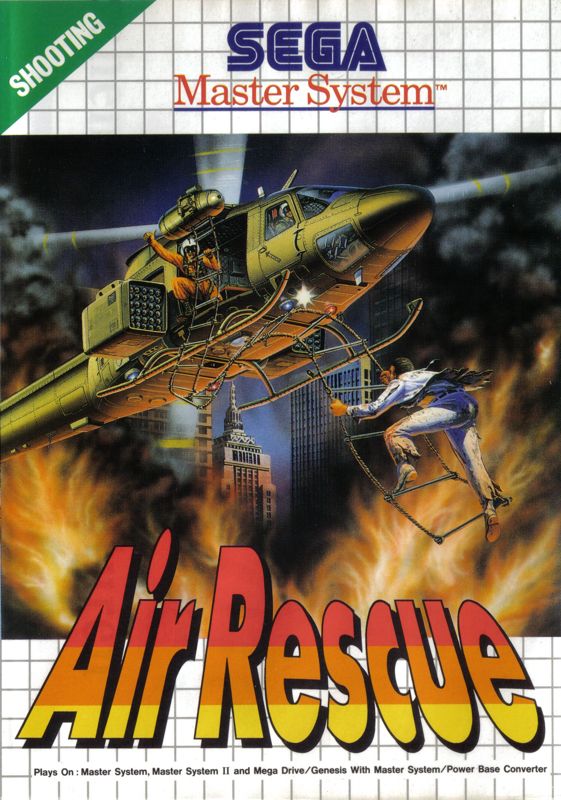 Front Cover for Air Rescue (SEGA Master System)