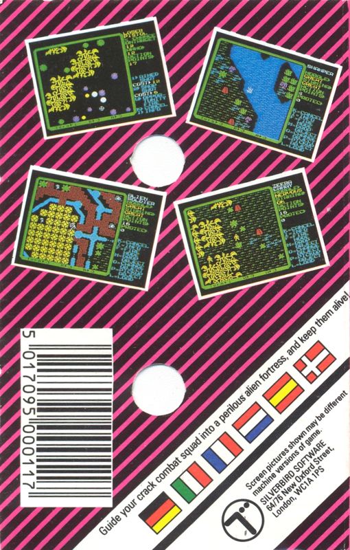 Back Cover for Rebelstar II: Alien Encounter (ZX Spectrum)