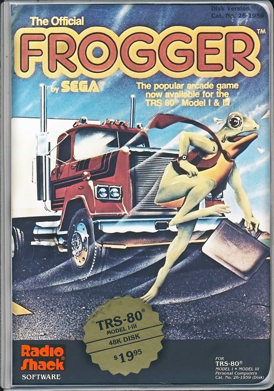 Front Cover for Frogger (TRS-80)