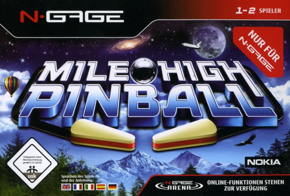 Mile games. N Gage игры. Mile High Pinball. Nokia n Gage игры. Mile High Pinball n Gage.