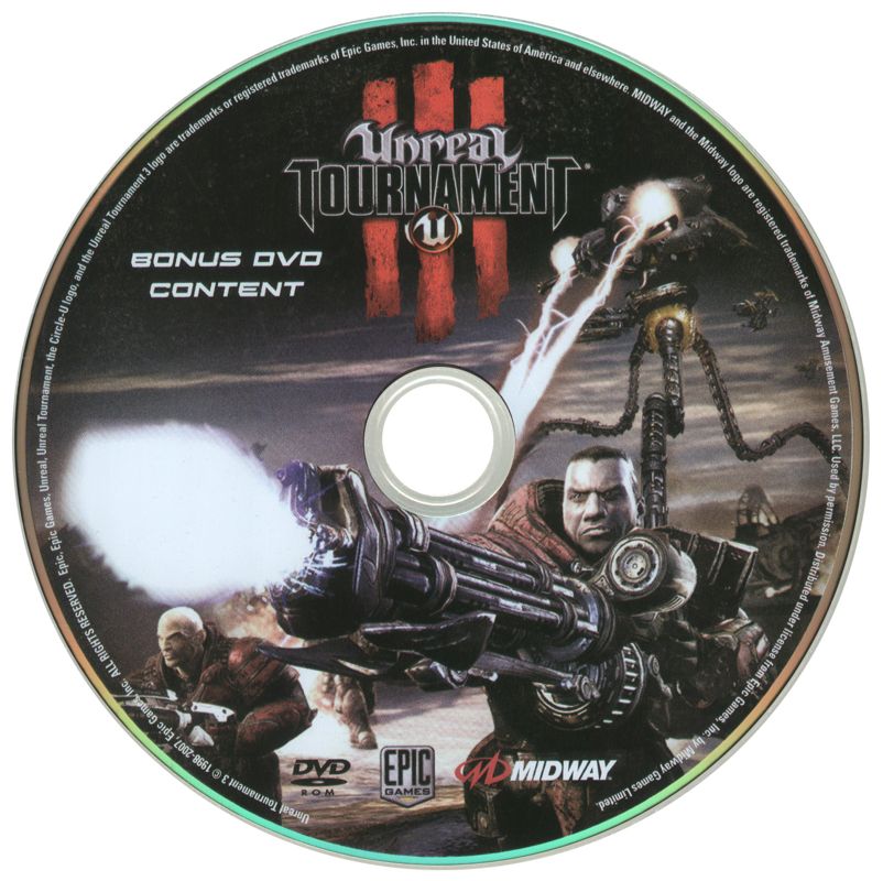 Extras for Unreal Tournament III (Collector's Edition) (Windows): Bonus Content DVD