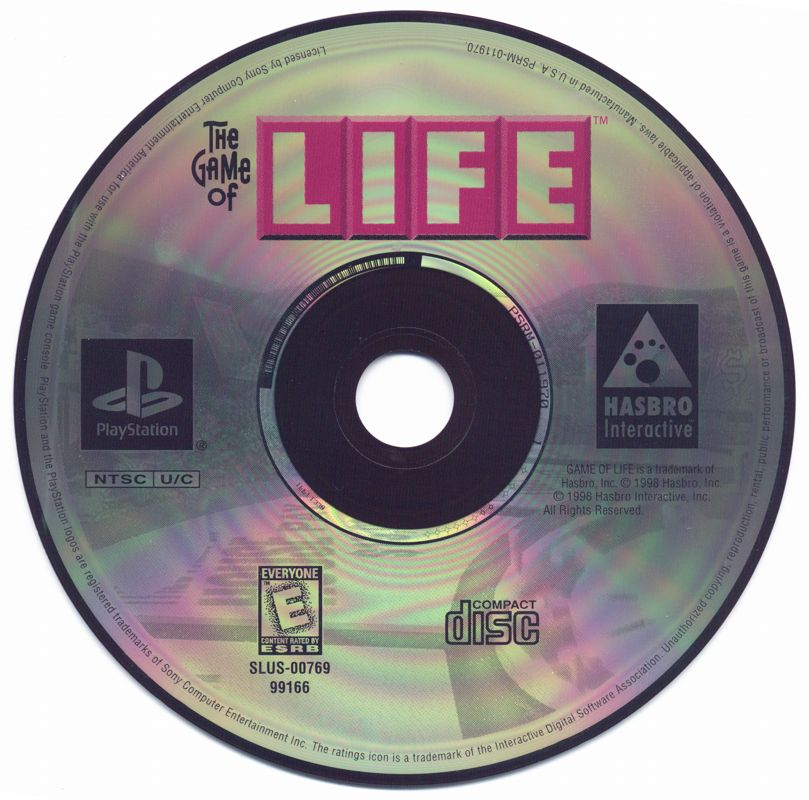 Media for The Game of Life (PlayStation)