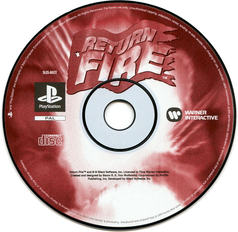 Media for Return Fire (PlayStation)