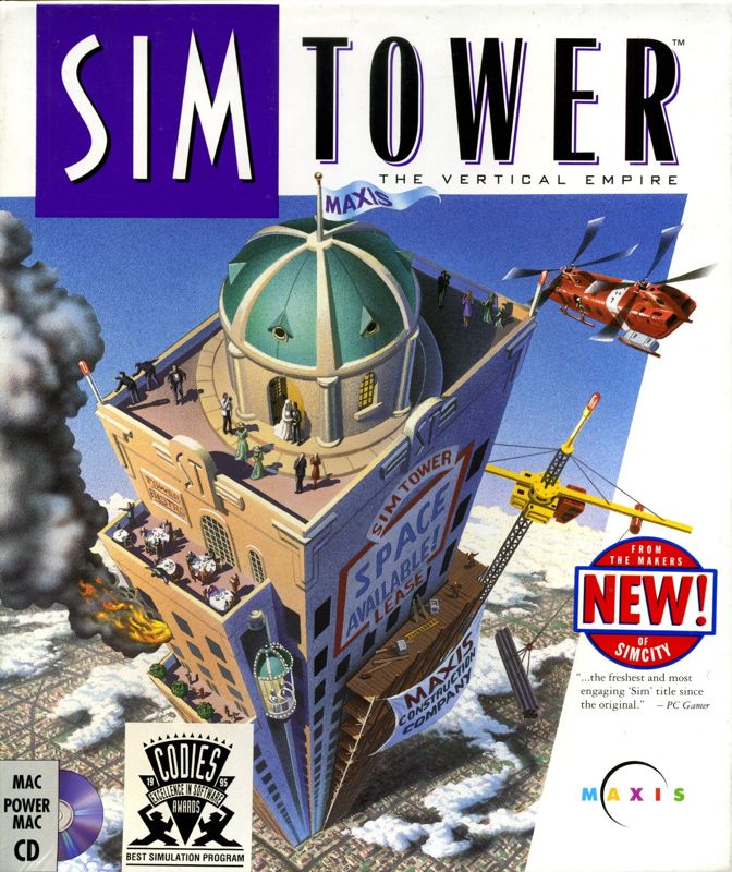 Front Cover for SimTower: The Vertical Empire (Macintosh)