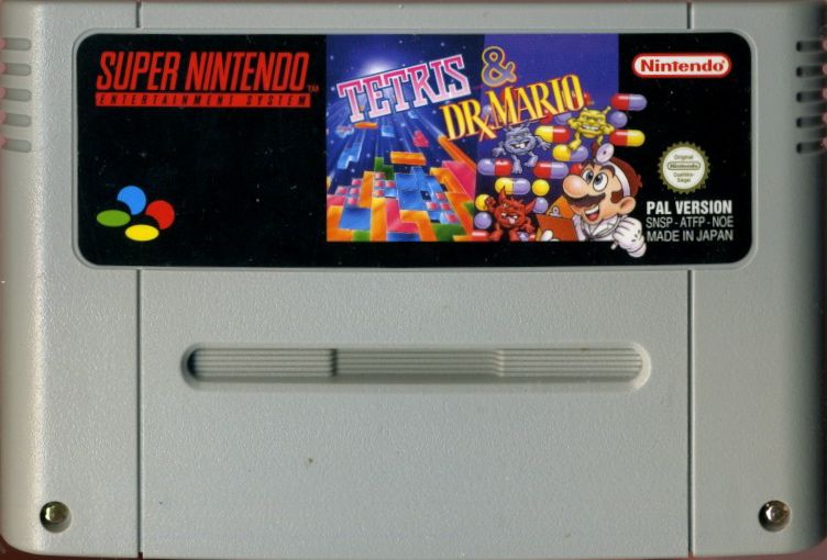 Media for Tetris & Dr. Mario (SNES)