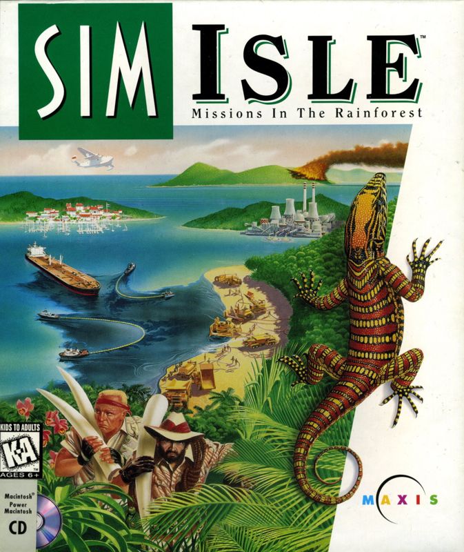 Front Cover for SimIsle: Missions in the Rainforest (Macintosh)