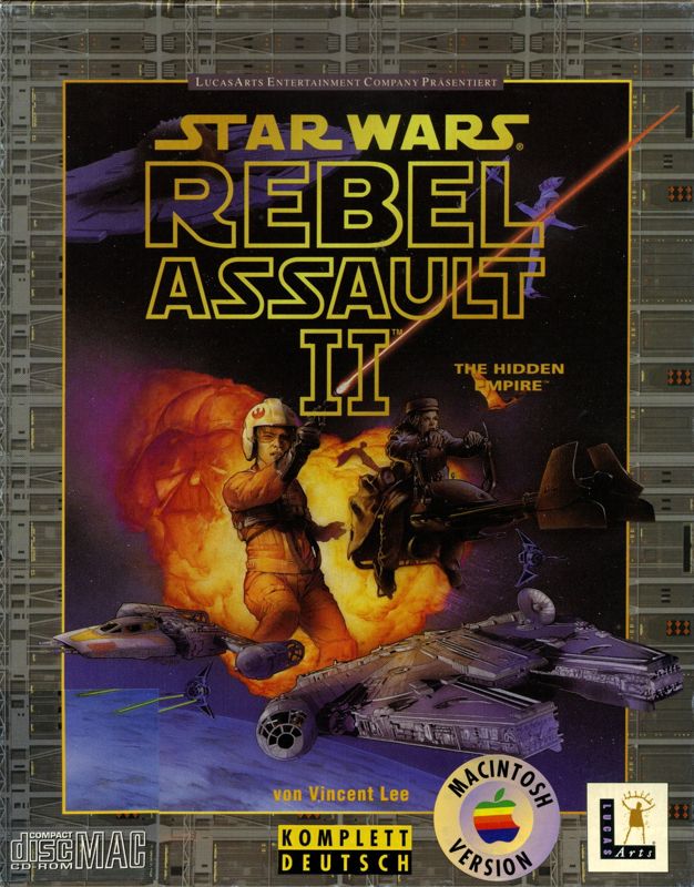 Front Cover for Star Wars: Rebel Assault II - The Hidden Empire (Macintosh)