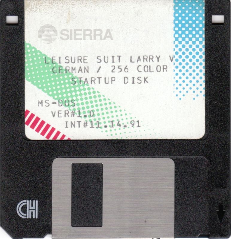 Media for Leisure Suit Larry 5: Passionate Patti Does a Little Undercover Work (DOS) (German version): Startup Disk