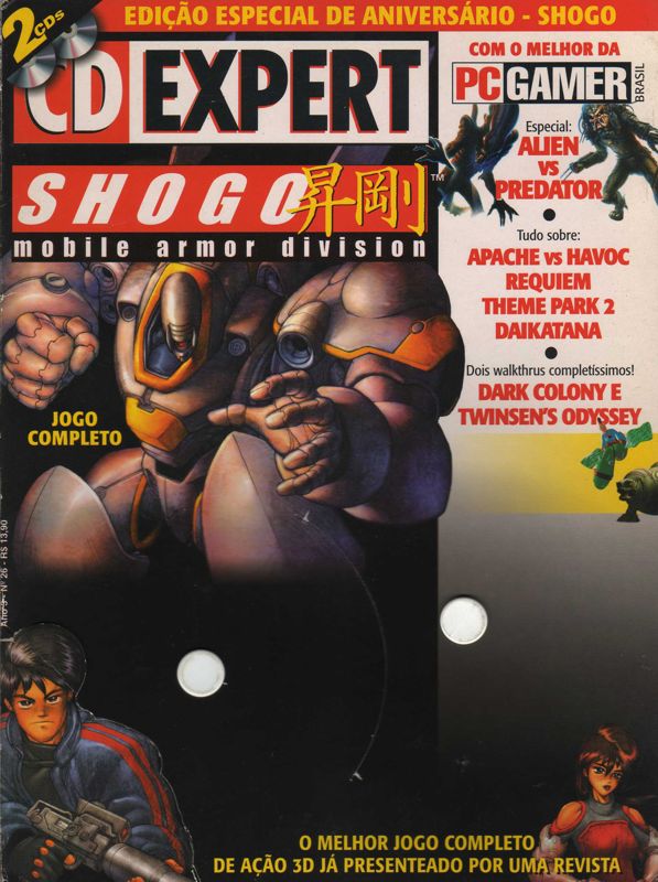 Front Cover for Shogo: Mobile Armor Division (Windows) (CD Expert N° 26 covermount)