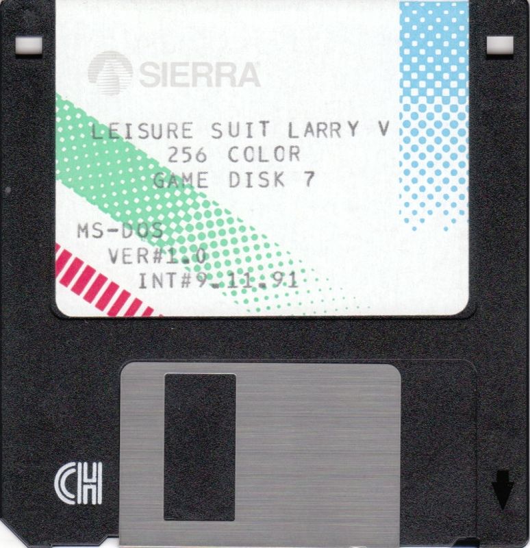 Media for Leisure Suit Larry 5: Passionate Patti Does a Little Undercover Work (DOS) (English version): Game Disk 7/7