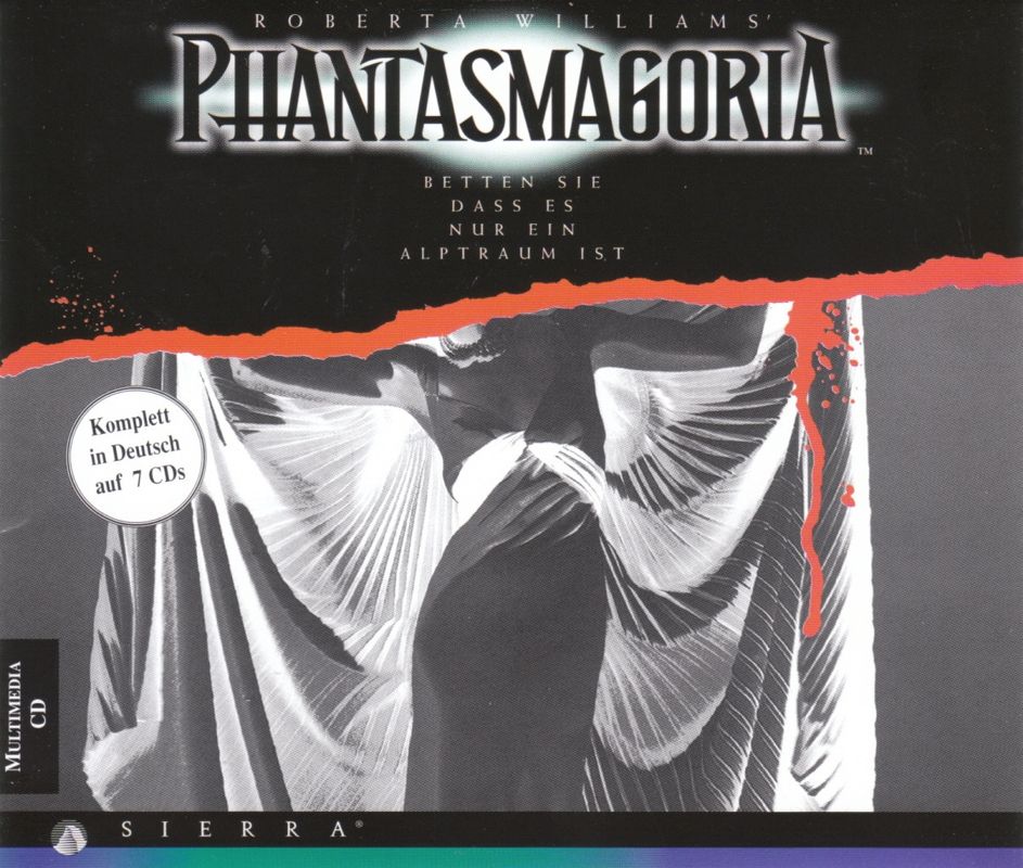 Other for Roberta Williams' Phantasmagoria (DOS and Windows and Windows 3.x): Jewel Case 2 (Holds Discs 2-7) - Front
