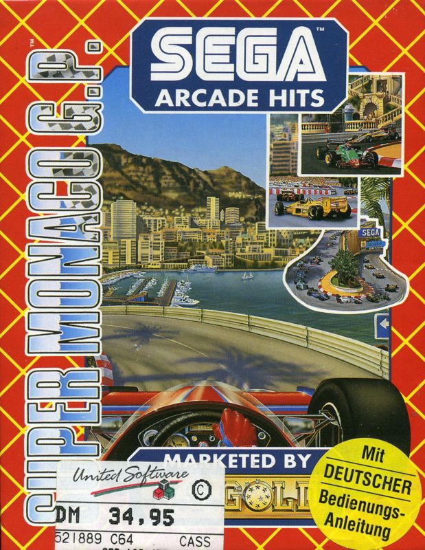 Front Cover for Super Monaco GP (Commodore 64) (Cassette Release)