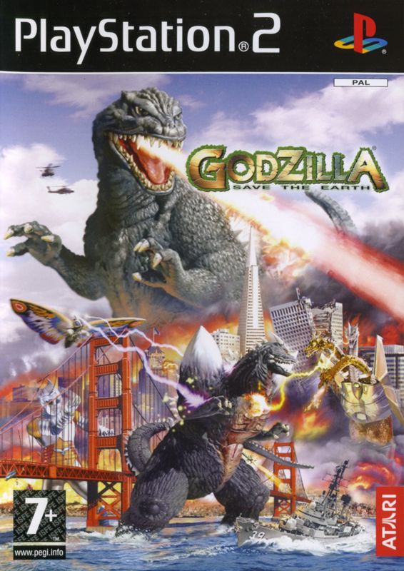 Godzilla: Save the Earth cover or packaging material - MobyGames