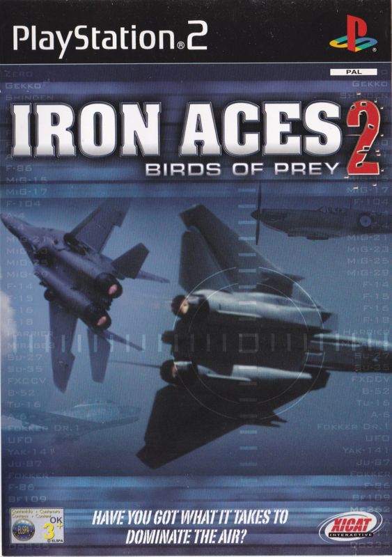Front Cover for Iron Aces 2: Birds of Prey (PlayStation 2)