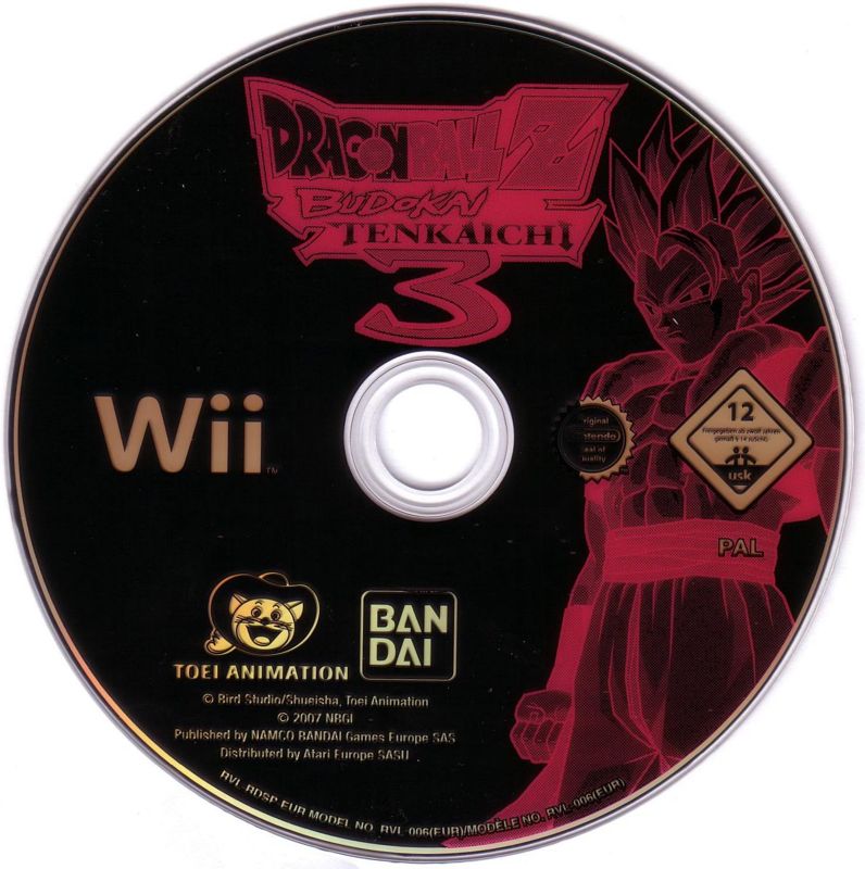 Dragon Ball Z: Budokai Tenkaichi 3 Wii Back cover