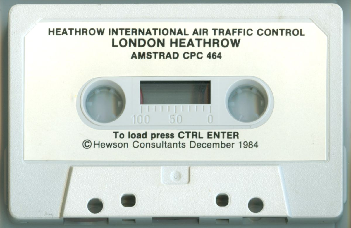 Media for Heathrow International Air Traffic Control (Amstrad CPC)