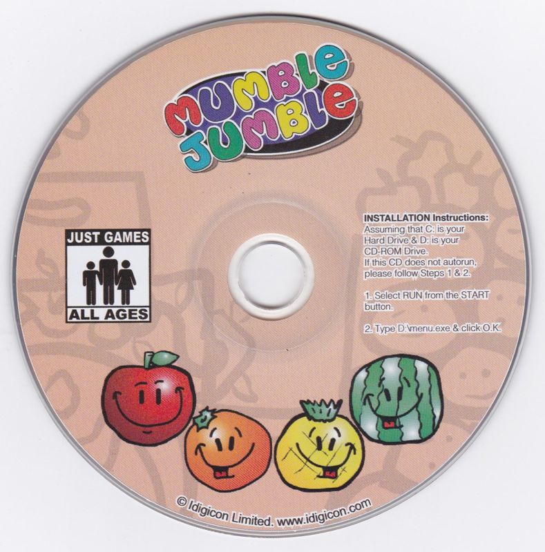 Mumble Jumble cover or packaging material MobyGames