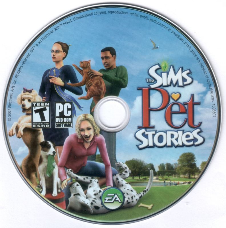 The Sims: Pet Stories cover or packaging material - MobyGames