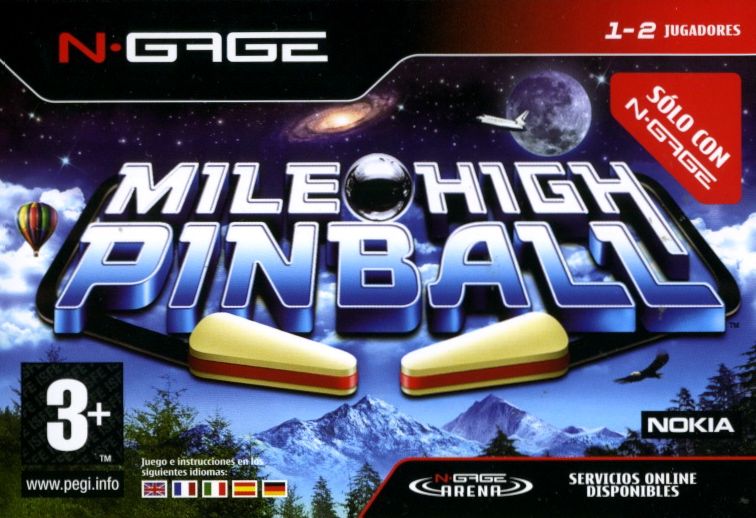 Front Cover for Mile High Pinball (N-Gage)