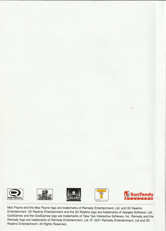 Manual for Max Payne (Windows): Back