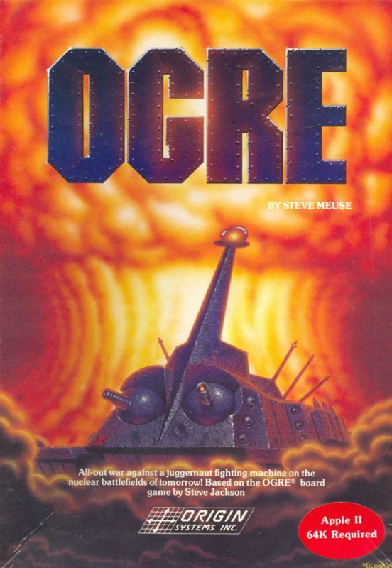 Front Cover for Ogre (Apple II)