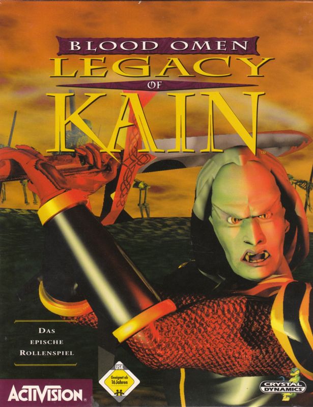 Blood Omen: Legacy of Kain cover or packaging material - MobyGames