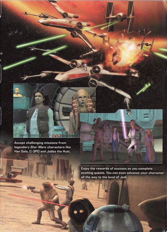 Inside Cover for Star Wars: Galaxies - Starter Kit (Windows): Right Flap