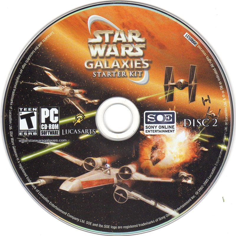 Media for Star Wars: Galaxies - Starter Kit (Windows): Disc 2