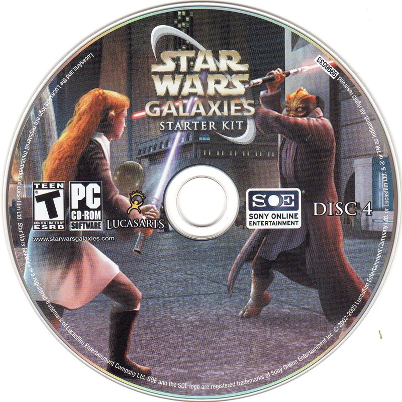 Media for Star Wars: Galaxies - Starter Kit (Windows): Disc 4