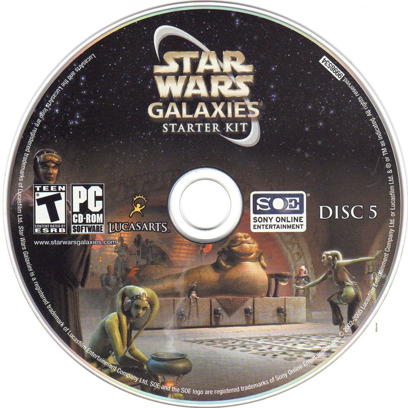 Media for Star Wars: Galaxies - Starter Kit (Windows): Disc 5
