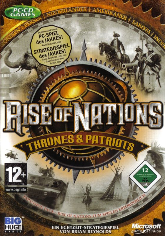 Front Cover for Rise of Nations: Thrones & Patriots (Windows)