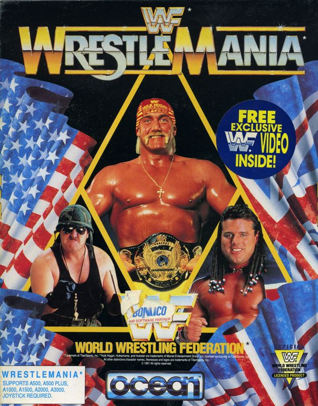 Front Cover for WWF Wrestlemania (Amiga)